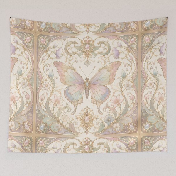Item preview, Pastel Nouveau Butterfly designed and sold by Adisak-designs.