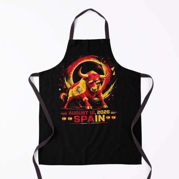 Item preview, Spain Total Solar Eclipse August 12 2026 - Spanish Bull Ring Of Fire Art designed and sold by DreamPup.