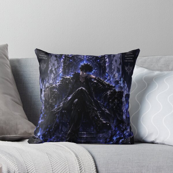 Item preview, Dark Throne Sovereign – Blue Flame Fantasy Warrior | Gothic Anime Inspired Art designed and sold by cannsuh.