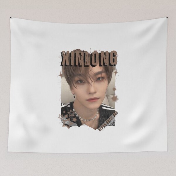 Item preview, ALPHA DRIVE ONEe (ALD1) Xinlong Global KPOP Boy Group Black and White Collage Digital Art Portrait designed and sold by AJUNICE STUDIO.