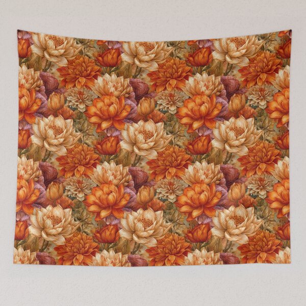 Item preview, Whimsical Lotus Floral  - Flower Bouquet Pattern - Gifts For Coworkers designed and sold by RoyalStarsPatts.