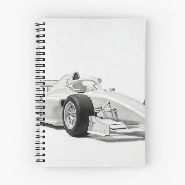 Item preview, White Formula Racing Car Fine Art Print designed and sold by Jozefin's Studio.