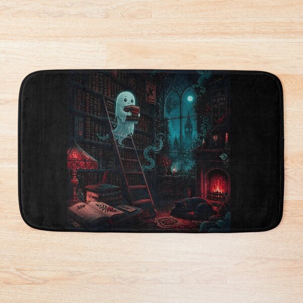 Item preview, Bookish Library Ghost designed and sold by Shelley Loewnau-Jones Studio.