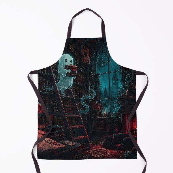 Item preview, Bookish Library Ghost designed and sold by Shelley Loewnau-Jones Studio.