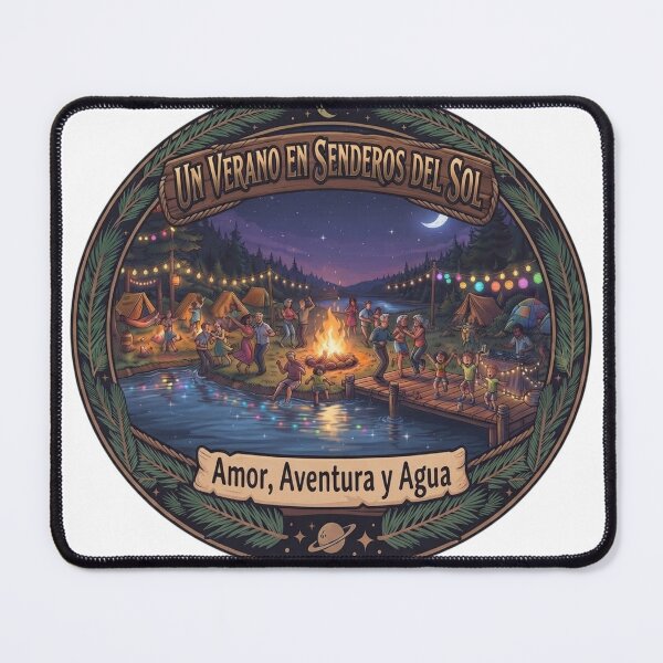 Item preview, Summer Camping Adventure Vintage Design designed and sold by pablopaisstore.