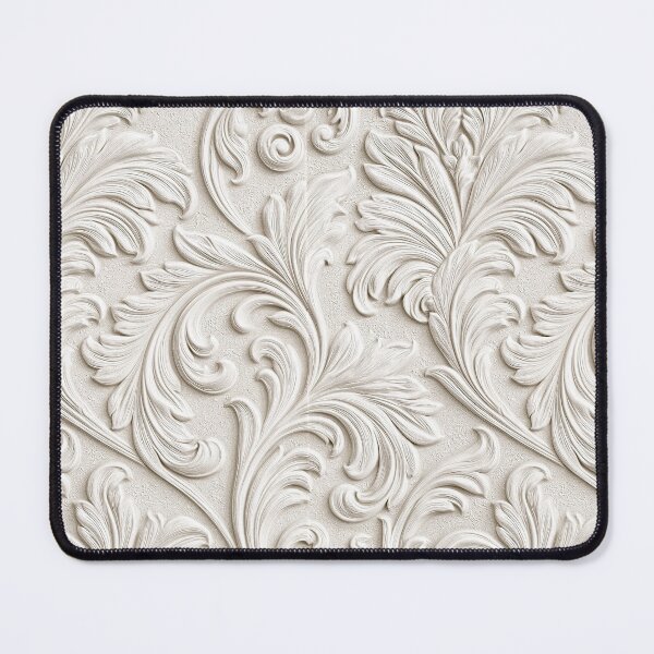 Item preview, Minimalist White Petal Relief Art designed and sold by Piotrek0001.
