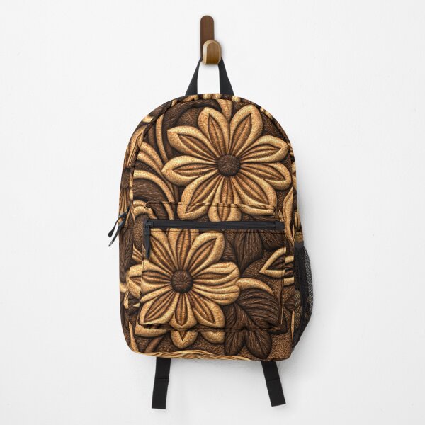 Item preview, Warm Earthy Floral Wood Carving designed and sold by Piotrek0001.