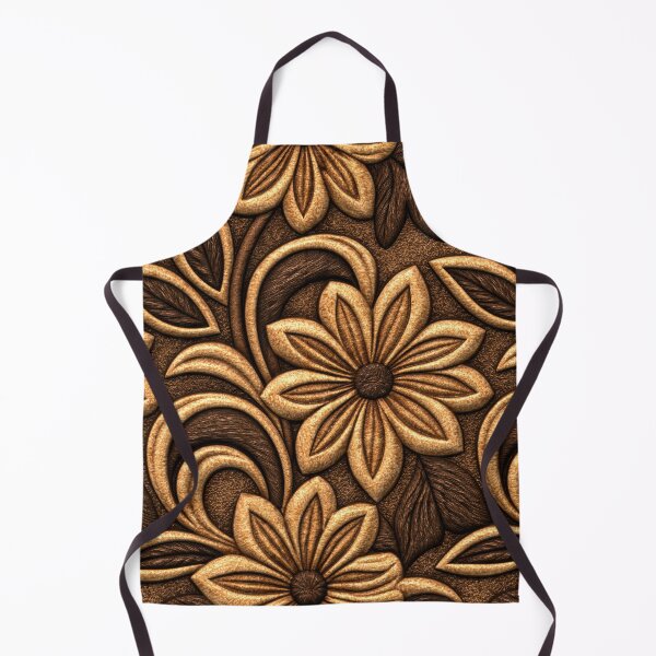 Item preview, Warm Earthy Floral Wood Carving designed and sold by Piotrek0001.