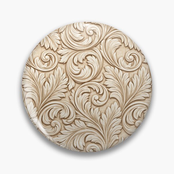 Item preview, Cream Victorian Scrollwork Relief designed and sold by Piotrek0001.