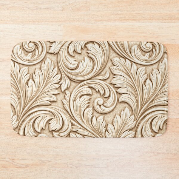 Item preview, Cream Victorian Scrollwork Relief designed and sold by Piotrek0001.