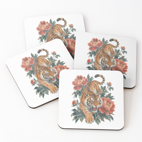 Item preview, Vintage Tiger Peony Floral designed and sold by Gbriel3.