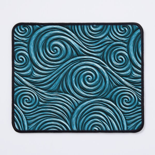Item preview, Electric Blue Wave Relief Pattern designed and sold by Piotrek0001.