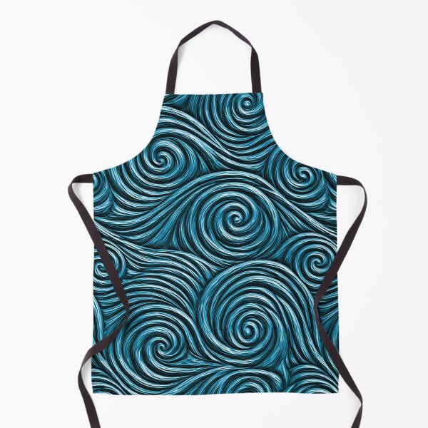 Item preview, Electric Blue Wave Relief Pattern designed and sold by Piotrek0001.