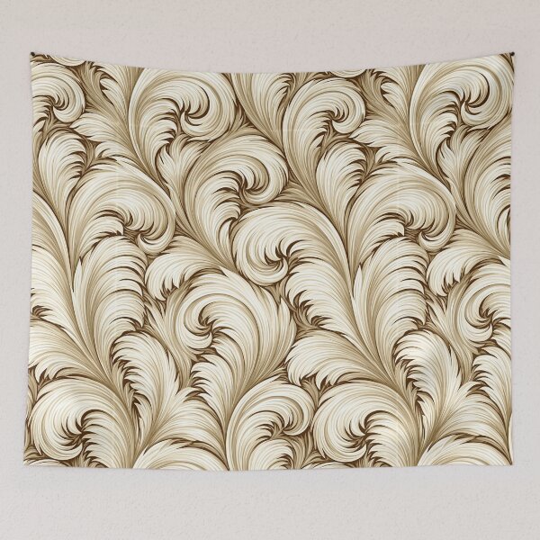 Item preview, Parchment Baroque Leaf Embossed Art designed and sold by Piotrek0001.