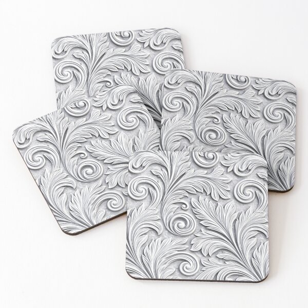 Item preview, Alabaster Royal Acanthus Relief Art designed and sold by Piotrek0001.