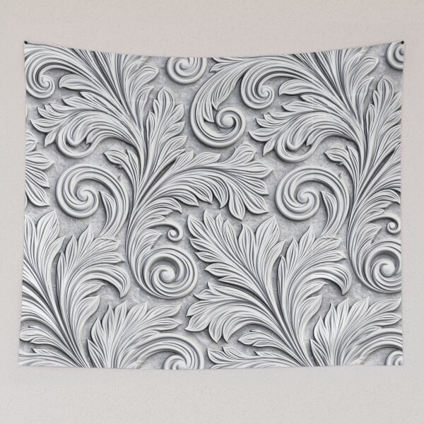 Item preview, Alabaster Royal Acanthus Relief Art designed and sold by Piotrek0001.