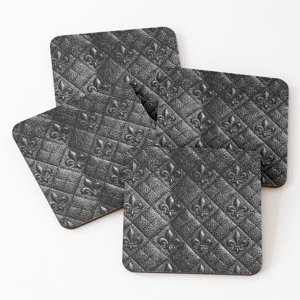 Item preview, Black Quilted Leather Diamond Texture designed and sold by Piotrek0001.