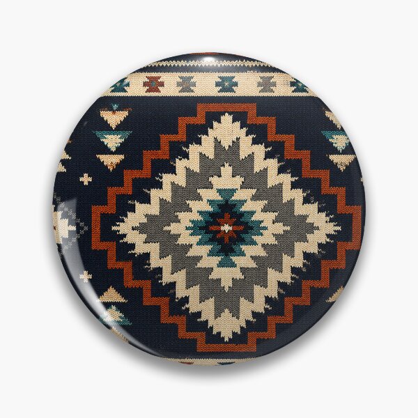 Item preview, Navajo Tribal Blanket Pattern | Southwestern Boho Western Art designed and sold by BrainCurves.