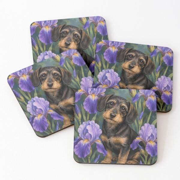 Item preview, Purple Iris Pup designed and sold by Stubblejumper Artworks.