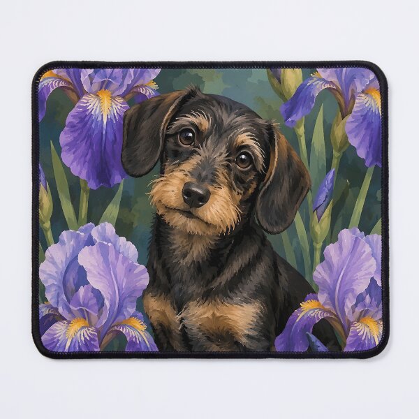 Item preview, Purple Iris Pup designed and sold by Stubblejumper Artworks.