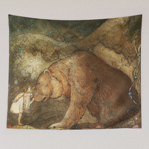 Item preview, Poor Little Bear by John Bauer 1912 designed and sold by Glimmersmith.