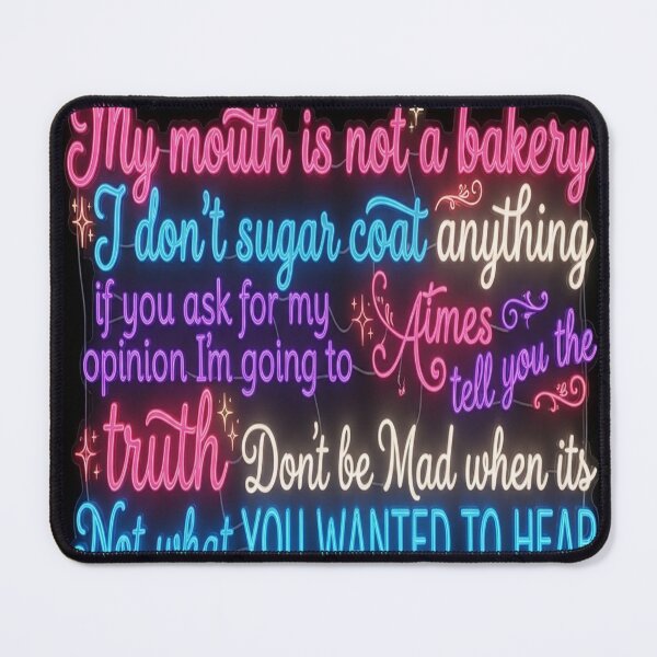 Item preview, My mouth is not a bakery designed and sold by Linders Lucious Looks.
