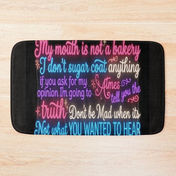 Item preview, My mouth is not a bakery designed and sold by Linders Lucious Looks.