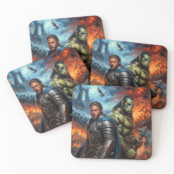 Artikelvorschau, Warcraft Fantasy Battle Fine Art Tribute entworfen und verkauft von Art's Diner.