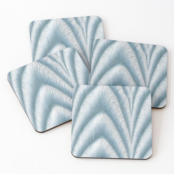 Item preview, Icy Blue Silk Fold Relief Art designed and sold by Piotrek0001.