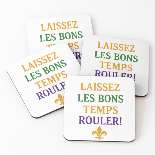 Item preview, Laissez Les Bons Temps Rouler Mardi Gras Design designed and sold by WHConwayDesigns.