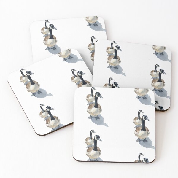 Item preview, Pair of Canada Geese Watercolor Art Print designed and sold by KaleChub.