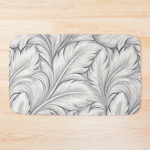 Item preview, White Feathered Plume Relief Pattern designed and sold by Piotrek0001.