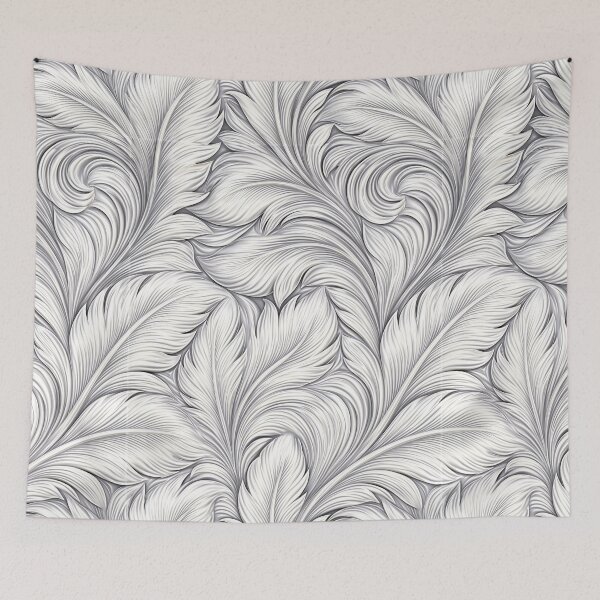 Item preview, White Feathered Plume Relief Pattern designed and sold by Piotrek0001.