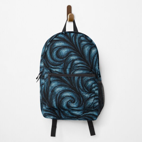 Item preview, Midnight Cerulean Swirl Embossed Art designed and sold by Piotrek0001.