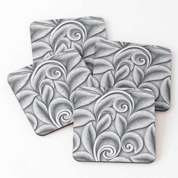 Item preview, Silver Liquid Metal Ripples Relief designed and sold by Piotrek0001.