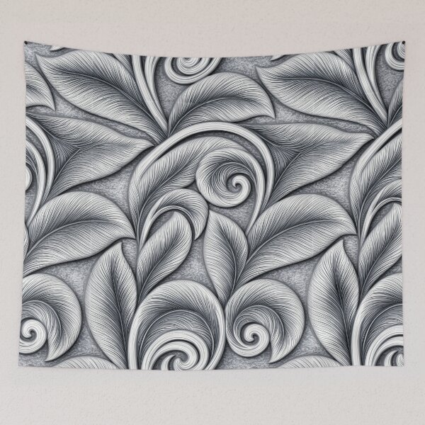 Item preview, Silver Liquid Metal Ripples Relief designed and sold by Piotrek0001.