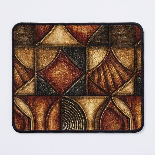 Item preview, Rustic Copper Geometric Tiles Relief designed and sold by Piotrek0001.