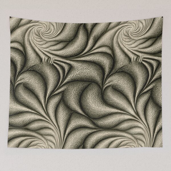 Item preview, Olive Slate Organic Swirls Embossed Art designed and sold by Piotrek0001.