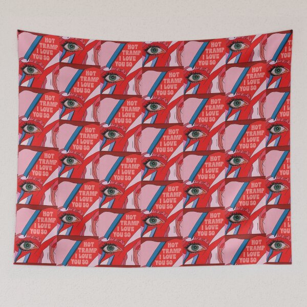 Item preview, Aesthetic Ziggy Stardust Lightning and Cute Retro Music Quotes Sticker designed and sold by benja-08.