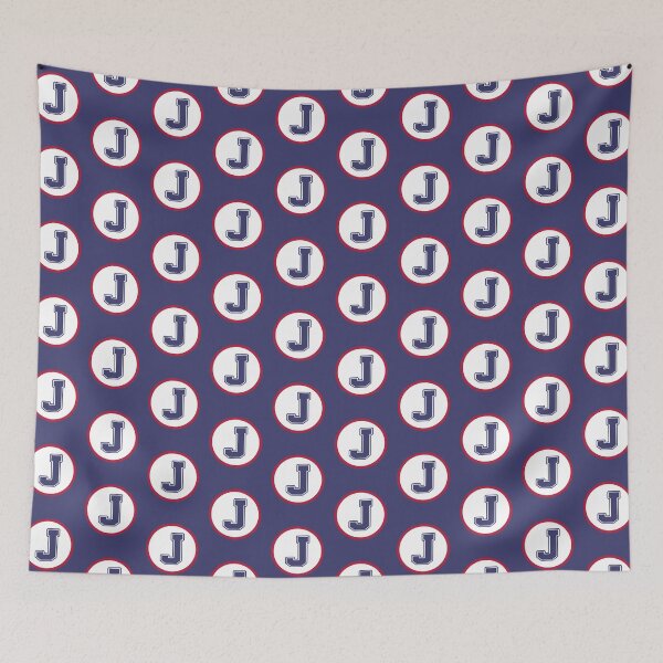 Item preview, Alphabet Letter J Circle US Colors designed and sold by Jeallan Designs.