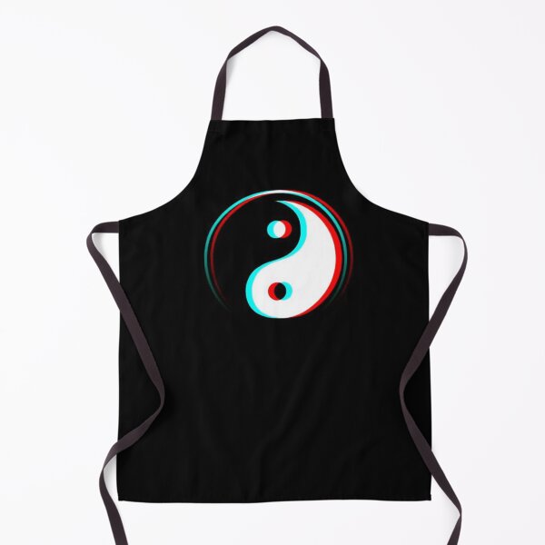 Item preview, 3D Glitch Yin Yang Anaglyph Symbol Art designed and sold by Jimakmo.