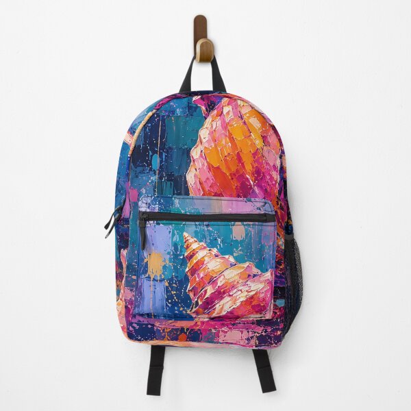 Item preview, Colorful Seashell Abstract Oil Painting Art designed and sold by Rahma-yehia23.