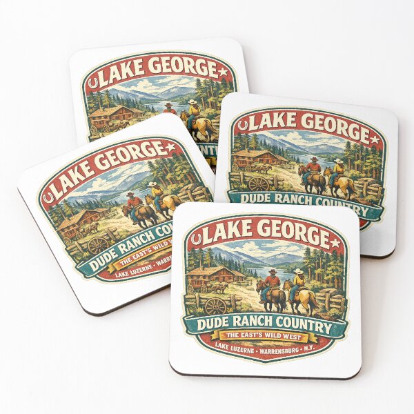 Item preview, Lake George Dude Ranch Country – Vintage Adirondack Western designed and sold by Past in Threads.