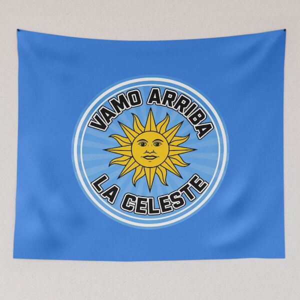 Item preview, Vamo Le Celeste Uruguay designed and sold by canvasriddle.