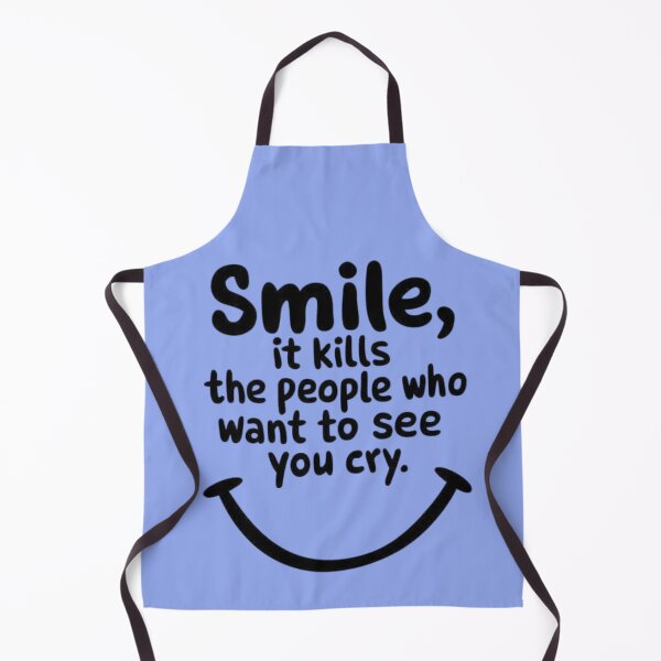 Item preview, Smile – It Kills the People Who Want to See You Cry | Motivational Quote designed and sold by RajDeals.