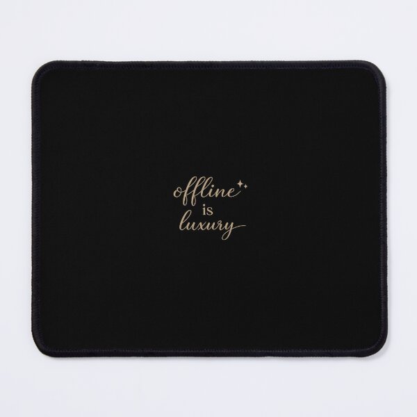 Item preview, Offline Is Luxury Minimalist Typography Sticker designed and sold by DESPOT07.