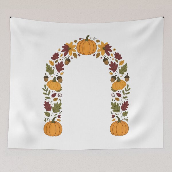 Item preview, Boho Autumn Floral Arch Pumpkin Fall Botanical Frame designed and sold by Dzblack.