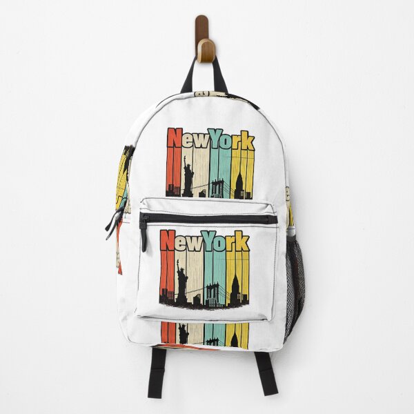 Item preview, Retro New York Skyline Vintage Travel Graphic Design designed and sold by TheAllInStore.