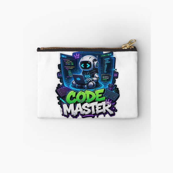 Item preview, CODE MASTER Graffiti Sticker PNG | Programmer Coding Aesthetic | Developer Laptop Vinyl Decal | Software Engineer Tech Gift designed and sold by Stylestickers55.