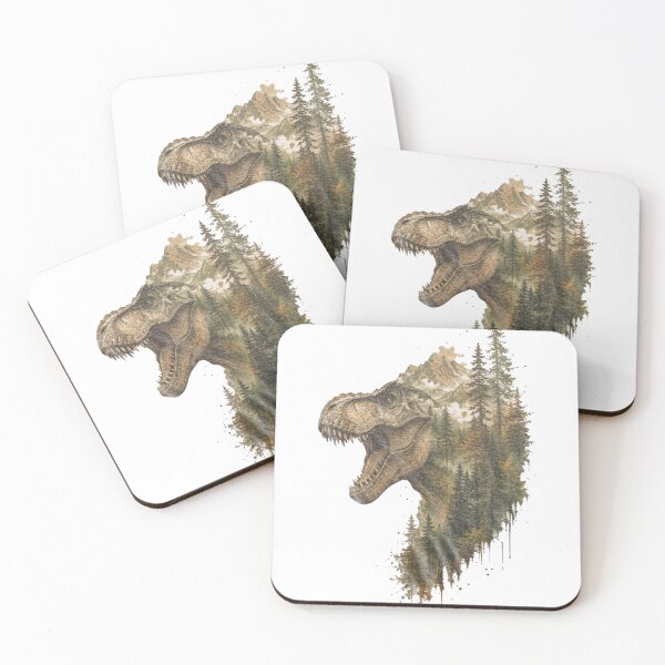 Item preview, Vintage T-Rex Dinosaur Forest  designed and sold by Gbriel3.
